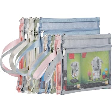 Custodia Organizer Per Giocattoli Con Lucchetto A Combinazione - Include 9 Sacchetti In Velluto Di 3 Dimensioni - Borsa Porta Giocattoli Discreta Per Casa - 3