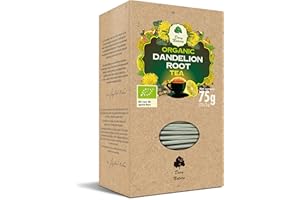 Organic Dandelion Root tea (25x3g) - support healthy digestion - detoxification - liver - natural Diuretic For Water Balance Dary Natury