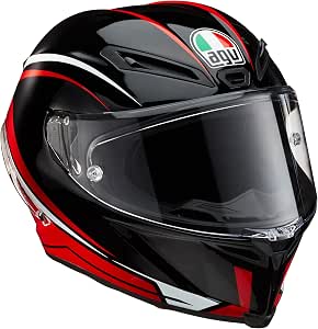AGV Corsa R E2205 Multi PLK, Arrabbiata Black/Red, Size L : Amazon.co.uk:  Automotive