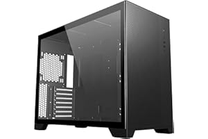 SaharaGaming P480MB RGB ATX PC Case (Mesh Metal, Cable Management, Easy Access) Black