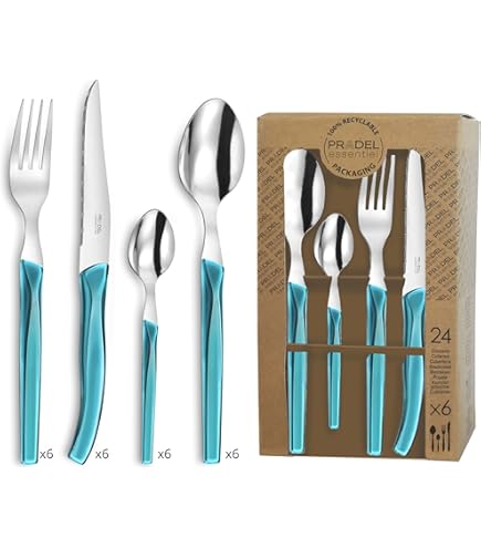 Beckmann & Rommerskirchen Valoa Cutlery Set For 4 People, 16 Pieces, Yellow, Dishwasher Safe, High Gloss Polished, Cutlery Set: 4 X Knife, Fork, Tablespoon, Coffee Spoon - View #2