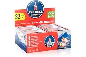 THE HEAT COMPANY Scaldamani - Nuovo: 30% di plastica in Meno - Extra Caldo per 12 Ore Mani Calde - 10, 16, 32 o 40 Paia - Scaldini autoriscaldante - Cuscini Termici Contro Il Freddo