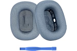 Ersättnings Öronkuddar för AirPods Max Hörlurar från MMOBIEL - Memory Foam och Mesh Fabric Hörlurskuddar - Earpad Cushions
