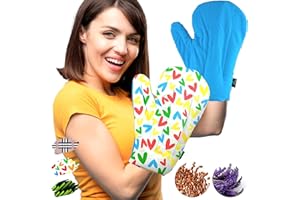 Feel Recovery Set 2 Manoplas: Guantes Artritis para Calentar en Microondas (Talla Única) - Mitones de Semillas Artrosis Reumatoide y Túnel Carpiano con Tela de Algodón 100% y Olor a Lavanda