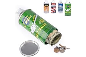 MYMEALIVOS Diversion Safe Fack Can with Secret Compartment- Large Capacity Hidden Storage for Cash, Jewelry and Valuables (Green)