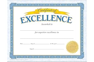 TREND ENTERPRISES INC. TREND enterprises, Inc. Certificate of Excellence Classic Certificates, 30 ct
