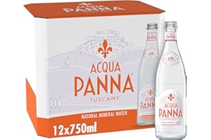 Acqua Panna Natürliches Mineralwasserglas, 12 x 750 ml
