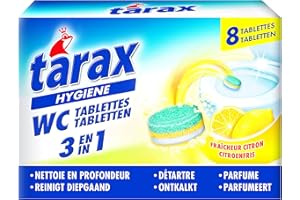 Tarax - Tablettes WC Triple Action - 8 Doses / 200 g