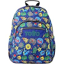 Mochila Ruedas Niña Mochila TOTTO Acuareles 20L, Con Ruedas Y