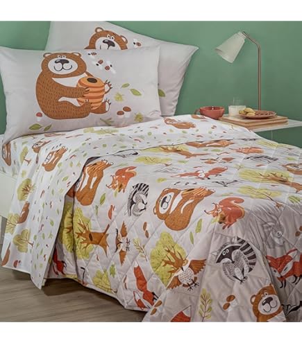 Copriletto Trapuntato Primavera-Estate Caleffi - Cotone, 165x265 Cm, Imbottitura SOFY - Foto 4