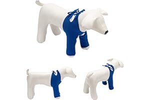 BENDANA Body Post-opératoire pour Chiens et Chats protégeant blessures et Bandages, il garantit hygiène, propreté et liberté de mouvements. Modèle 061 - Membres Antérieurs avec Lacets (XXS)