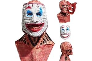 CHIKIXSON Dwuwarstwowa magnetyczna maska na Halloween, z horroru, maska na Halloween, szkielet i Halloween, straszne maski lateksowe na Halloween, dla mężczyzn, kobiet i dorosłych