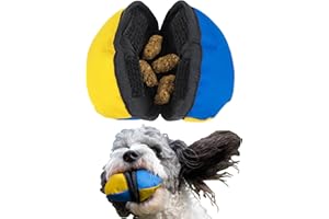 Tug-E-Nuff Dog Gear La vongola | Dispenser giocattolo compatto per cani con meccanismo di apertura intelligente | Ideale per l'addestramento interattivo del cane | Tascabile e misura 4,5 pollici