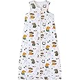 Chilsuessy Toddler Sleeping Bag 2.5 tog Baby sleeping bag, Adjustable length, Nursery Bedding Kids Wearable Blanket Cotton Sleeping Sack for Infant Boys Girls, Jungle animals, 110cm/3-4 Years