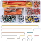 560 Pieces Breadboard Bridges Wire Kit, Jumper Cable Breadboard Jumper Wire Kit, U Shape Jumper Wires for Breadboard Breadboa