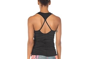 icyzone Canotta Sportiva Donna Backless Morbido e Traspirante Sportivo Top per Yoga Fitness Palestra