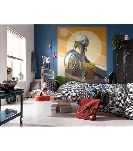 Fotobehang Star Wars Mandalorian Grogu Acrylic