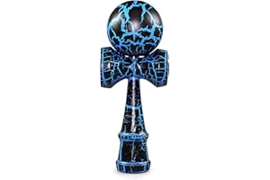 Ganzoo Kendama en Bois de hêtre, Jouet Traditionnel Japonais Original en Bois de hêtre, Jeu de Boule, Jeu d'adresse Cadeau