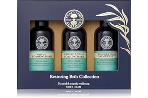 Neal's Yard Remedies Restoring Bath Scents Collection, Gift Set of Bath Soak with Essential Oils, Vegan & Cruelty-Free, Pack of 3