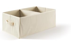 Perfekt mer EasyBox Organizer låda TNT, tyg, ecru, 30,0 x 50,0 x 20,0 cm