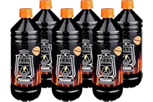 ‎FLAMEUP Flameup Petroleum for kerosene heating, stove or lamp, 6 L high-purity kerosene for burning in fireplace, heater or lamp, burns residue-free and odourless
