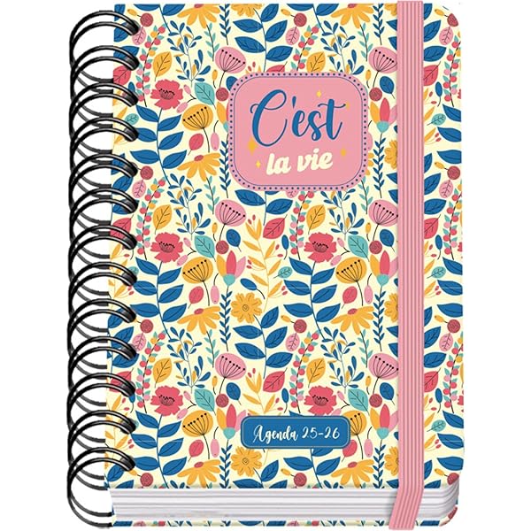 Agenda Scolaire 2025-2026: ZUBA / Planificateur Journalier / Un Jour