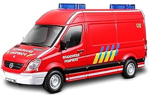 Bburago Mercedes Benz Sprinter przewód operacyjny straż pożarna lub policja (bez możliwości wyboru)
