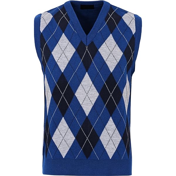 Plus Argyle Pattern Drop Shoulder Sweater | Sweaters, Argyle, Drop