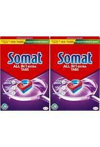Somat Classic Power Spülmaschinen Tabs 172 Stück – Kraftvolle Reinigung, Für Eco-Programme