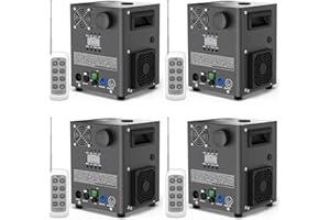ERREYHT 1000W Pyrotechniques Machines, 4 DMX Cold Spark Machine avec Chauffage par Résistance pour fêtes, Noël, DJ, mariages, événements sportifs