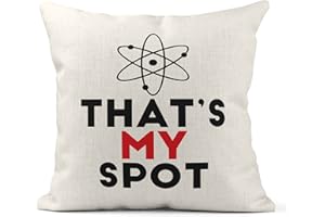 Print Maniacs Sheldon Cooper Big Bang Theory Cushion TV Series Men Kids My Spot Pillow (With Insert (Stuffing))