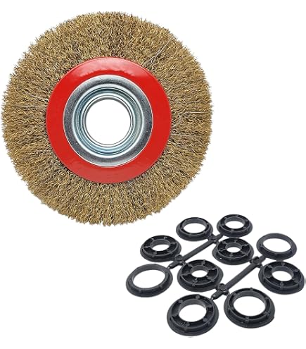Disque De Meule Pierre Abrasive TOPLENASHOP 150 Mm Grain 80 Pour Touret à Meuler - 150 X 32 X 16 Mm