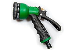 Ebuzz 8 Function Spray Nozzle Gun - 8 Speed Spray Nozzle 8 Different Mode Connects To Standard Garden Hose