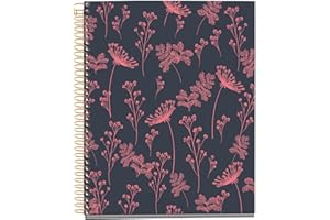 Miquelrius - Cuaderno A5 cuadriculado, Libreta con 100 hojas de 4 colores para organizar, Papel que no traspasa de 70 g/m², 2 taladros para archivar, Espiral, Neón