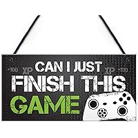 RED OCEAN Gaming Framed Prints Gaming Sign For Boys Bedroom Man Cave ...