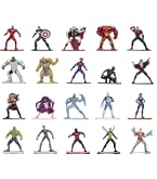 Jada Marvel Spiderman Collezione di Nano Figure in Metallo 18 pz - Eroi