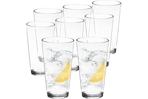 Youngever 6 Paquetes 650ML Vasos de Plástico pare Agua, Vasos Irrompibles Plástico (Bistro)