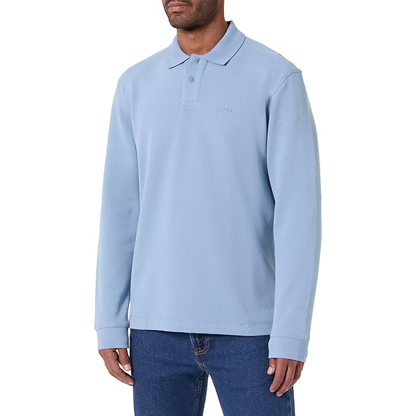 BOSS heren polo, Donkerblauw, XL