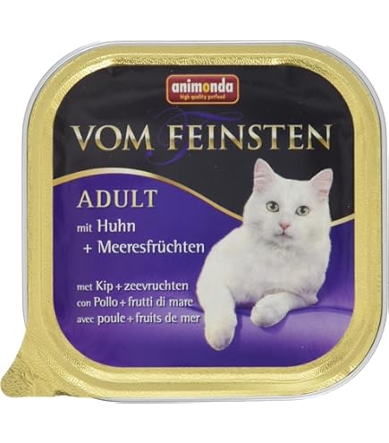 Animonda Vom Feinsten Cibo Umido Gatti Adulti: 32 Lattine 100 G Con Pollame