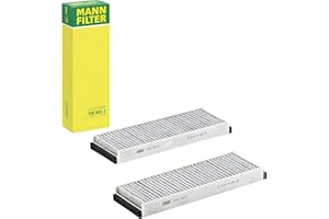 ‎MANN-FILTER MANN-FILTER CUK 3023-2 Innenraumfilter – Kabinenluftfilter Satz (2er Set) mit Aktivkohle – Für PKW