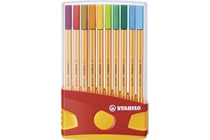 STABILO point 88 - Fineliner - ColorParade - Pack of 20 - Assorted Colours
