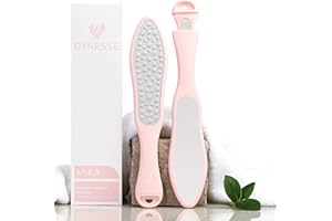 ‎DYNESSE DYNESSE Hornhautentferner Hornhautfeile Fußfeile Hornhautraspel. 3-in-1 mit integrierter Mini-Feile. Keine Schnittgefahr. Professionell. Edelstahl mit Laser-Cut-Technologie. Premium Hornhauthobel
