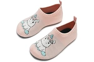 WateLves Pantofole per Bambini Unisex Scarpe a Magli Antiscivolo Ciabatte da Casa per danno la sensazione di camminare a piedi nudi Antiscivolo & Leggero