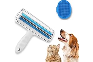 ALIMAN BRAND Togli Peli Animali + Spazzola in Silicone Multifunzione - Rullo Riutilizzabile per Cani e Gatto - Animali Domestici Peli Rimozione di Tutte le Superfici (divano, vestiti, moquette, ecc.)