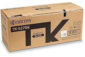 ‎KYOCERA Kyocera TK-5270K Original Toner Schwarz KYOTK5270K, Toner Drucker kompatibel für P6230cdn, M6230cidn und M6630cidn, Tonerkartusche bis 8000 Seiten