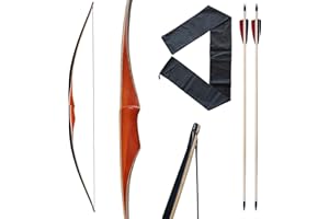 Franks-Castle Bogenset Ragim Wolf 68" RH 35 lbs Langbogen mit Hülle und Pfeilen