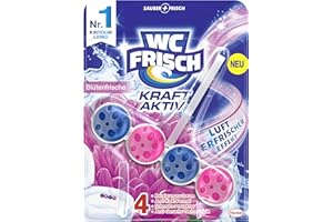 WC-Frisch Kraft Aktiv Duftspüler Blütenfrische, WC-Reiniger, 1 Stück, mit Lufterfrischer Effekt für einen intensiven Duft