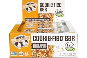 LENNY & LARRY'S Lenny & Larrys COMPLETE cookie-fied BAR® 9x45g Peanut Butter Chocolate Chip