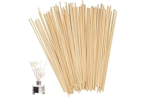 KOXXIAMOQ 250 Piezas Palitos de Madera, 300 mm x 4 mm Palos Madera Manualidades, Varillas de Maderas, Listones Palillos de Cuadrados para Carpintería Tallar Modelismo DIY Decoración(Cuadrados)