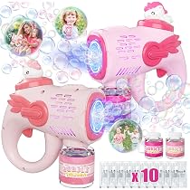 Machine à Bulles Automatique Astronaute - Jouet à Bulles Pour Enfants - Pistolet à Bulles Mobile Pour Extérieur, Fêtes - 3